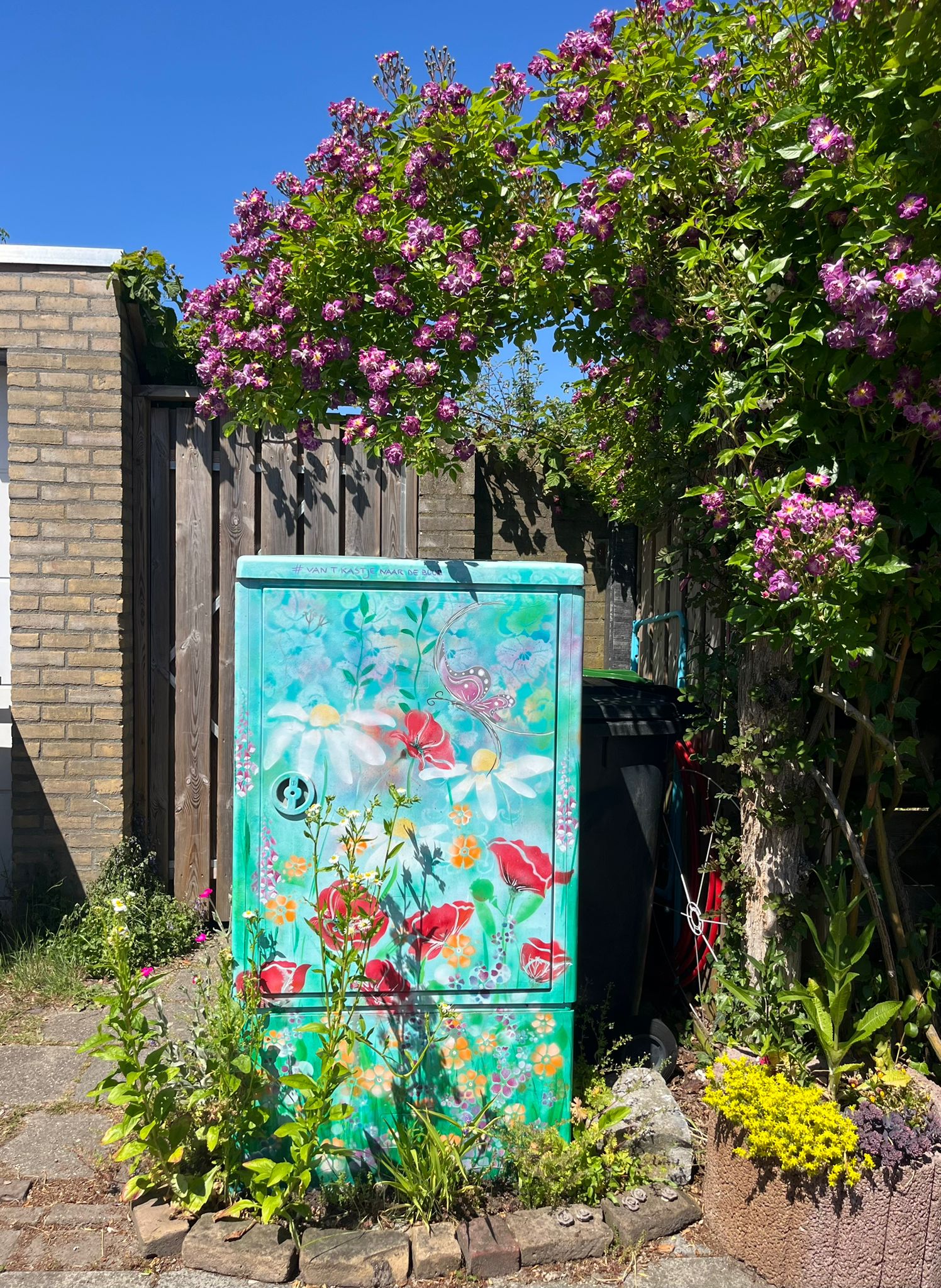 beschilderde kast